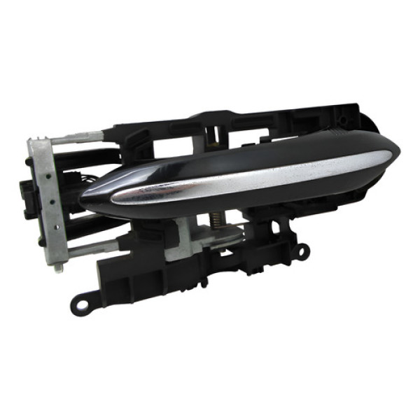 Maçaneta Externa Porta Traseira Esquerda Bmw 750i 2009/2014 Preto Traseira