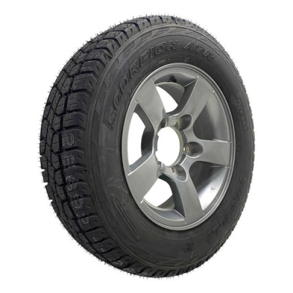Estepe Roda Aro 15 C/ Pneu Scorpion Atr 205/70r15 Suzk Jimny Prateado