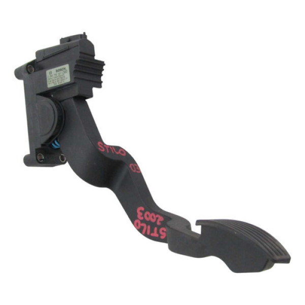 Pedal Do Acelerador Fiat Stio 2002 A 2011 Original 46779078 Preto