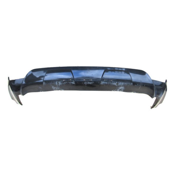 Spoiler Aplique Inf. Parachoque Traseiro Bmw X5 2007 A 2010 Preto