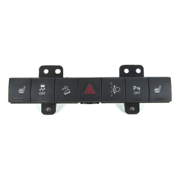 Botão Alerta Aquecimento Banco Cherokee Sport 2011 2012 Preto