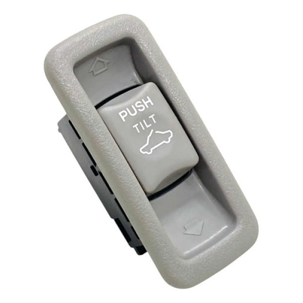 Botão Do Teto Solar Pajero Full 2008 A 2020 Cinza C/ Moldura