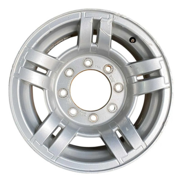 Roda Aro 16 Ford F250 2007 2008 2009 2010 2011 C/ Detalhes Prata
