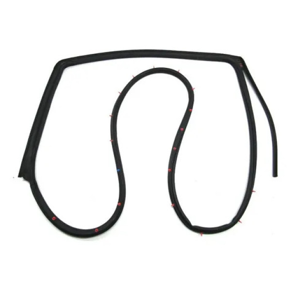 Borracha Contorno Porta Tras. Direita Santa Fé 2008 A 2012