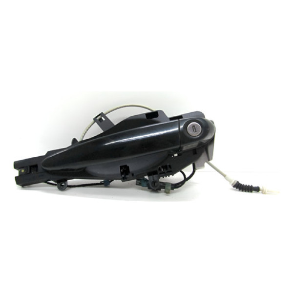 Maçaneta Porta Dianteira Esquerda Bmw X5 E70 2007 A 2013 Preto