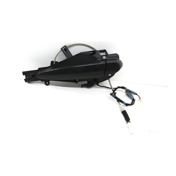 Maçaneta Externa Traseira Esquerda Bmw 320i 2006 A 2011 Preto