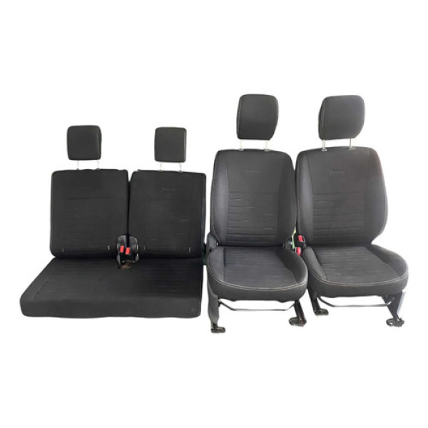 Jogo De Bancos Suzuki Jimny 2013 A 2022 Tecido C/ Detalhe Prateado