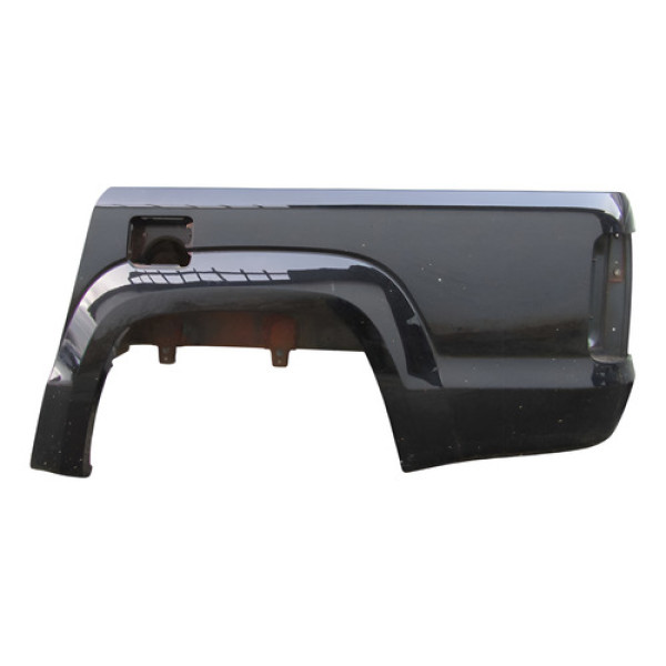 Lateral Esquerda Caçamba Amarok Dupla 2010 A 2024 C/ Moldura Preto