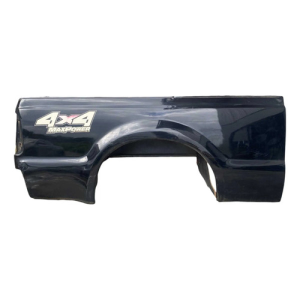 Lateral Direita Caçamba F250 1999 A 2011 Curta C/ Detalhes Preto