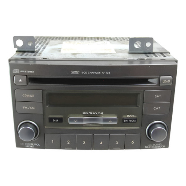 Rádio Cd Player Original Subaru Forester 2007 / 2008 - 6 Cds