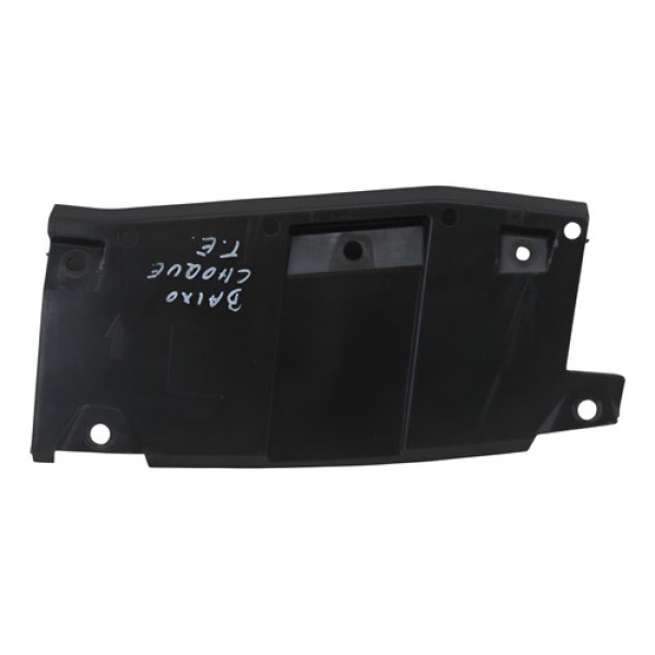 Defletor Inferior Esquerdo Parachoque Tras. Rav4 2013 A 2015 Preto