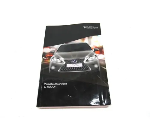 Livreto Manual Do Proprietário Lexus Ct200h 2018 Usado