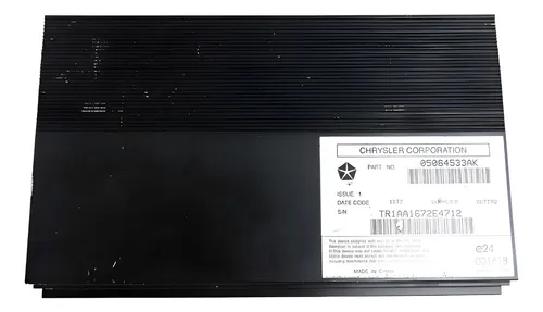 Módulo Amplificador Som Original Grand Cherokee 2012 2013 Preto