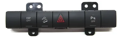 Comando Botão Alerta Esp Cherokee Sport 2008 2009 Preto