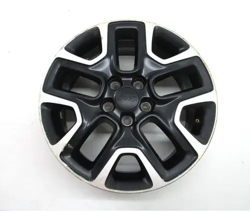 Roda Jeep Compass Trailhawk 2021 Aro 17 C/ Detalhes Pintura Preto